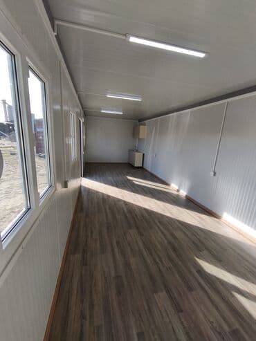 kantinerler: Modul tipli konteyner ev/ofis - Ölçü: təxmini 3 x 9–10 m (uzun tip) — 4