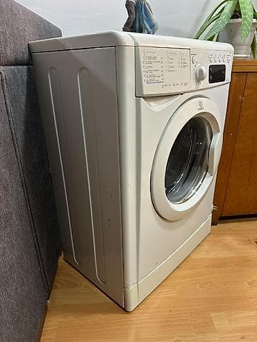 Elektronika: Paltaryuyan maşın Indesit, 5 kq, İşlənmiş, Avtomat, Qurutma var, Kredit yoxdur, Ünvandan götürmə, Ödənişli çatdırılma — 4