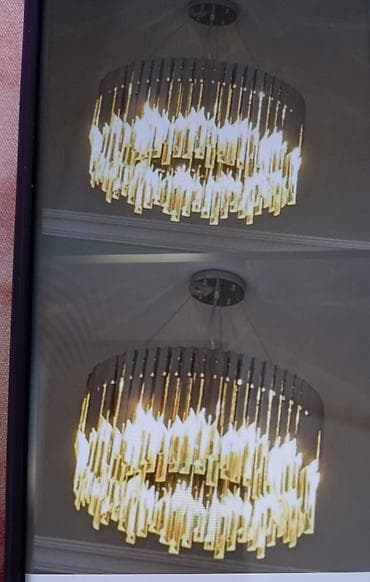 led lampa: Çılçıraq, 10 və daha çox lampa, Şüşə — 1
