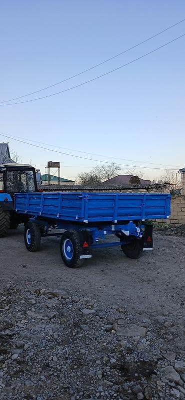 traktor elanlari: İkioxlu traktor qoşqusu - Rəng: mavi - Konstruksiya: möhkəm metal — 4