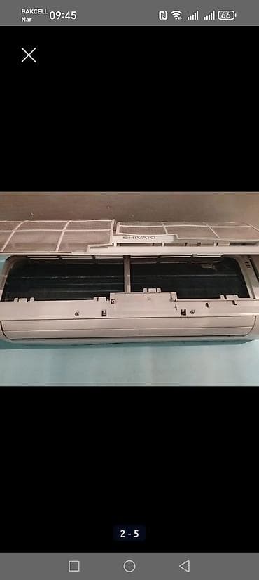 TV və video: Kondisioner Shivaki, İşlənmiş, 40-45 kv. m, Split sistem, Kredit yoxdur — 2