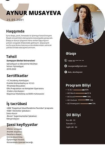 Tikinti və təmir: İşəgötürənlərin diqqətini çəkəcək, müasir və rəsmi üslubda CV dizaynı — 1