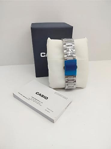 Личные вещи: Наручные часы, Casio, цвет - Голубой — 2