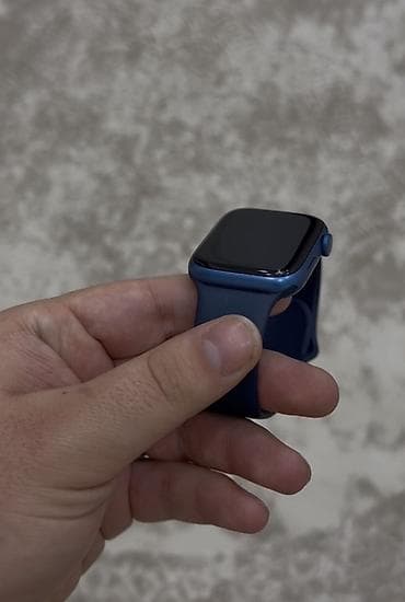 Çantalar: Apple Watch 7 Olcu:45mm Pil:100% Reng:Blue 100% di Pil Cox Az istifade — 3
