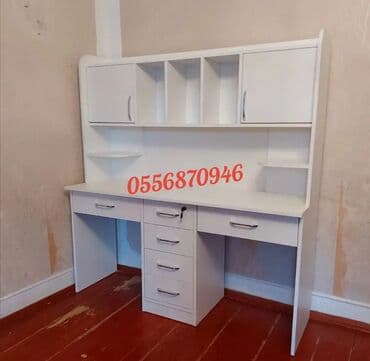 masa lampasi: Oğlan və qız üçün, Yeni, Siyirməli, Yazı masası, Stulsuz — 4