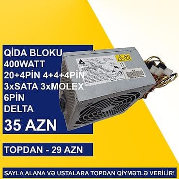 komputer dell: Qida Blokları SAYLA ALANA VƏ USTALARA TOPDAN QİYMƏTLƏ VERİLİR! — 3