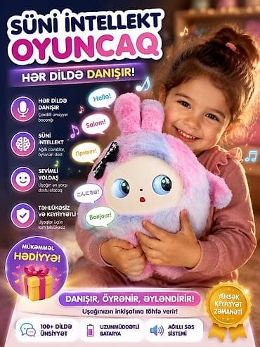 Süni İntellekt Oyuncağı – Hər dildə danışır! Xüsusiyyətlər: - — 1