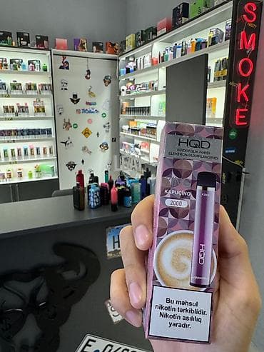qramla ətirlər topdan: HQD 2000 puff- 6 azn, i Topdan qiymətinə az sayda satışlar mövcuddur — 6