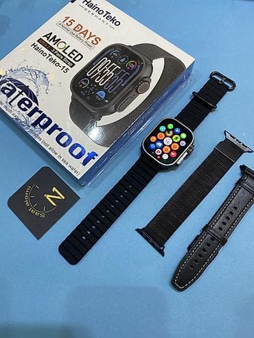 Saat dəstləri: Yeni, Smart saat, Suya davamlı, rəng - Qara — 1