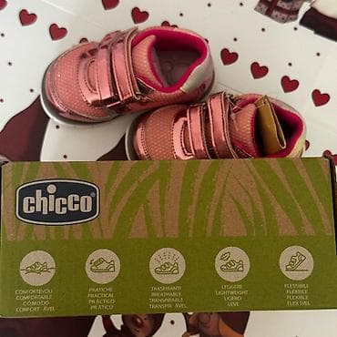krosovkalar: Rəng - Çəhrayı Krossovkalar, Chicco, Ölçü: 18, Qız üçün — 5