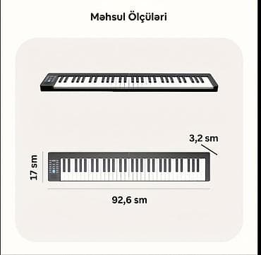 Fleytalar: Qatlanan 61 Klavişli Portativ Piano – Hər yerdə musiqi! Evdə — 2