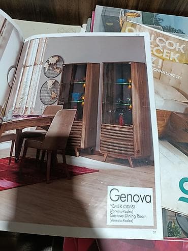 iskaf: Genova Yemək Otağı vitrini (Venezia-Rodeo) - Model: Genova Dining — 1