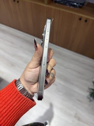 Hoffmann: IPhone 15 Pro Max, 256 GB, Natural Titanium, Zəmanət, Face ID — 3