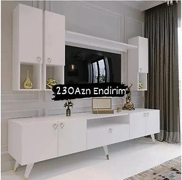 qapi ustu: Yeni, Düz TV altlığı, Polkalı, Laminat, Azərbaycan — 1