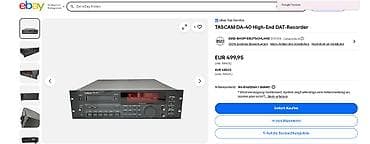 "Tascam, Lexicon" studiya aparatları TASCAM DA-78HR ( 8 kanallı — 4