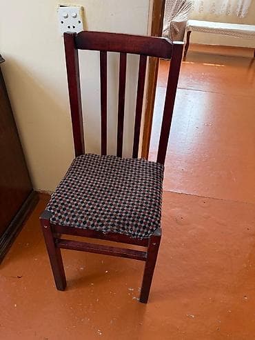 balkon stul: İşlənmiş, Dördbucaq masa, 4 stul — 2