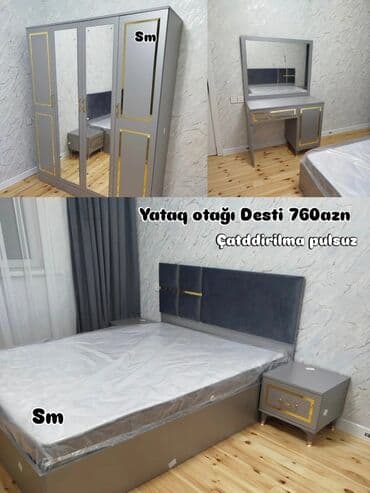 yataq dəstləri: İkinəfərlik çarpayı — 1