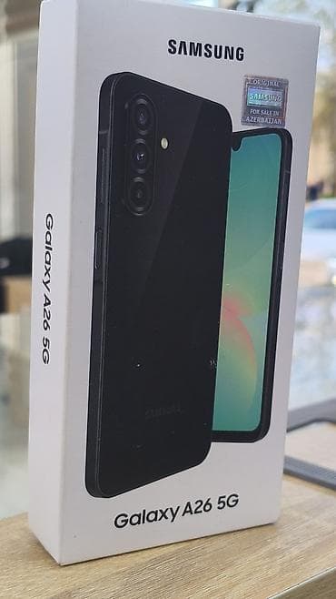 klaviaturada azerbaycan herfleri: Samsung Galaxy A26 5G, rəng - Qara — 1