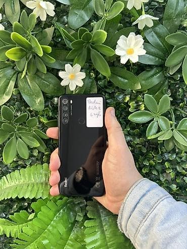 samsung fold 4: Redmi Note 8, 64 GB, rəng - Qara, Barmaq izi — 1