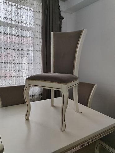 lalafo stul: Mətbəx üçün, Açılmayan, Dördbucaq masa, 6 stul — 3