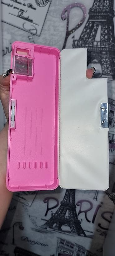 qara qələmlə çəkilmiş şəkillər: Məhsul: “Peach – I love fruit” mövzulu qələm qabı - Rəng və dizayn — 2