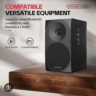 Microlab B70BT 2.0 masaüstü akustik sistem - Bağlantı: Bluetooth və