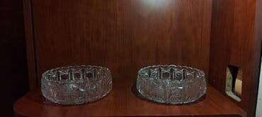 qab qacaq: Büllur qab-qacaq dəsti - Şəkillərdəki dəst müxtəlif ölçülü kəsimli — 8