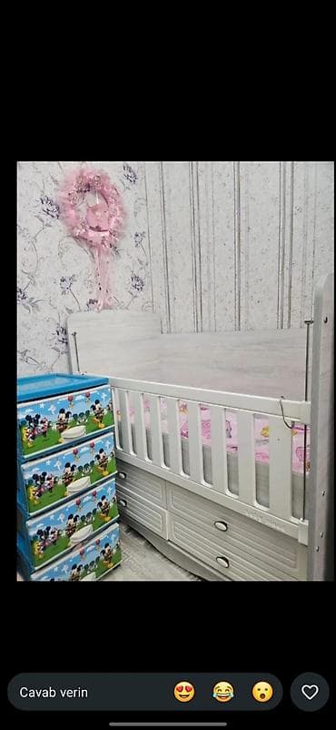 Uşaq beşiyi – “Baby Mood” modelləri tipli çoxfunksiyalı beşik - Rəng — 2