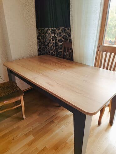 mətbəxt stol: Qonaq masası, Yeni, Açılan, Dördbucaq masa — 4