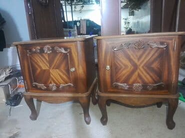 стол из массива дерева: Klassik üslubda 2 ədəd taxta tumbalar (cüt). - Material: bərk ağac — 1