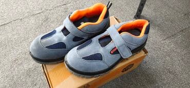 sendel: Yüngül və rahat iş ayaqqabısı/sandal tipli model - Material: süet — 1