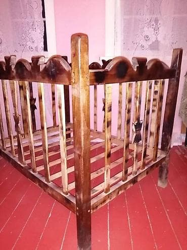 nerjavika bak: Təmiz Qoz Ağacından Təzə Uşaq çarpayısı Əl işidi. Yandrılma Üsulu — 8