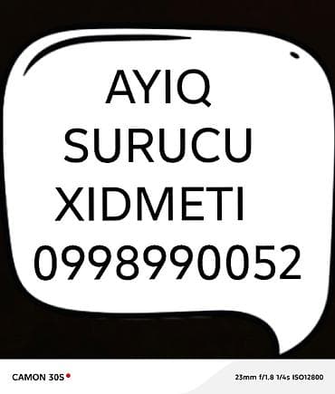 Ayıq sürücü, 32 yaş, stajı 14 il, (C) lalafo.az -da Ayıq sürücü, 32 yaş, stajı 14 il, (C)