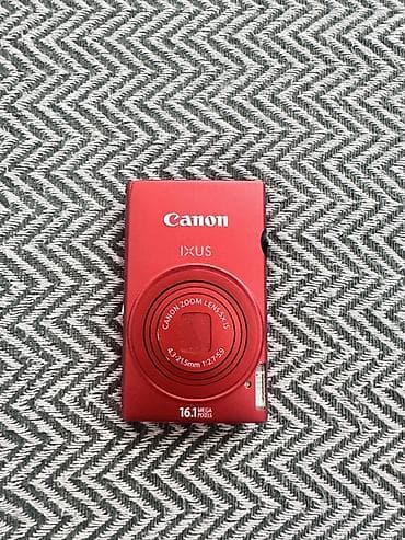 iphone 12 pro max ucuz: Canon IXUS 125 HS rəqəmsal fotoaparat (qırmızı) - 16.1 MP həllolma — 1