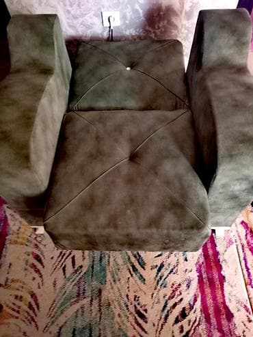 moydadir satisi: Раскладной диван, Новый, Раскладной, С подъемным механизмом, Велюровая ткань — 3