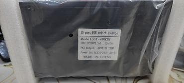 gpon modem: 10 portlu PoE Şəbəkə Switchi – GY-4882M Xüsusiyyətlər: - 8 PoE portu — 3