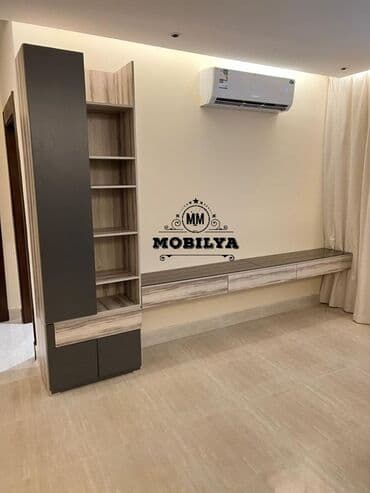 тв стенды в баку: Новый, Прямой ТВ стенд, С полками, Стеклянный, Азербайджан — 3