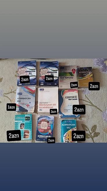 Məhsul: Azərbaycan dili üzrə test bankları və hazırlıq vəsaitləri