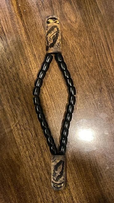 bijuteryalar: Taxta təsbeh dəsti - Material: taxta muncuqlar (tünd qəhvəyi və — 6