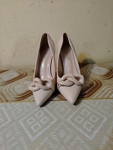 Tuflilər, Derimod, Ölçü: 36, rəng - Bej, Yeni — 2