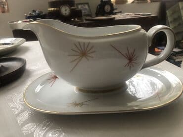 ev əşyaları işlənmiş: Винтажная соусница — 1