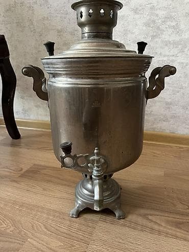 Samovarlar: İşlənmiş Od Samovar, 8 l, Ünvandan götürmə, Ödənişli çatdırılma — 1