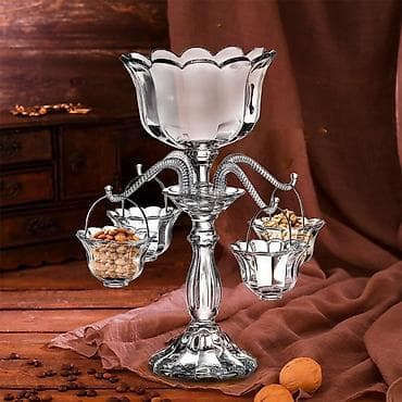 KARACA Kristal servis qabı – zərif və lüks görünüşlü masa aksessuarı — 2
