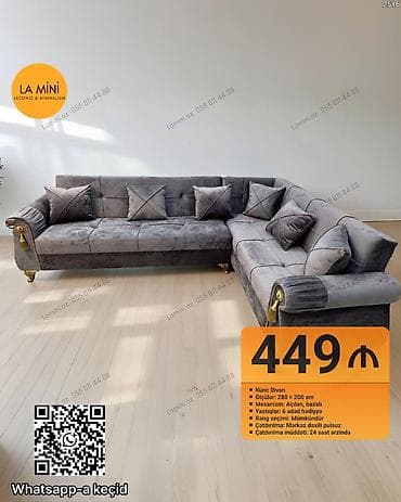 Künc divan, Açılan, Bazalı, Şəhərdaxili pulsuz çatdırılma