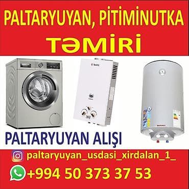 ремонт в квартире: Paltaryuyan, pitiminutka (qazla işləyən su qızdırıcısı) və su — 1