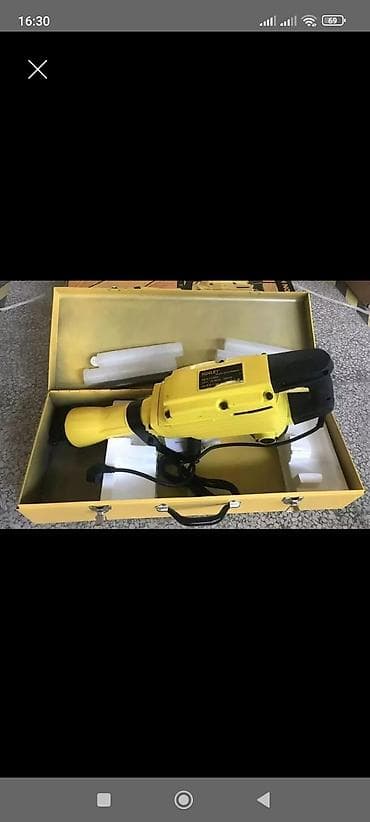 Güclü elektrikli beton/qırıcı perforator - Rəng: sarı-qara - Korpus