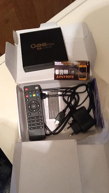 Q96 Max 4K Ultra HD Android TV Box Xüsusiyyətlər: - 4K Ultra HD lalafo.az -da Q96 Max 4K Ultra HD Android TV Box Xüsusiyyətlər: - 4K Ultra HD