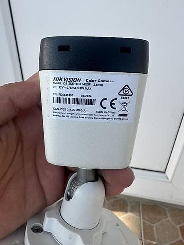 Elektronika: • 3 ədəd Hikvision rəngli kamera • DVR Hikvision • HDD WD 10PURX — 2