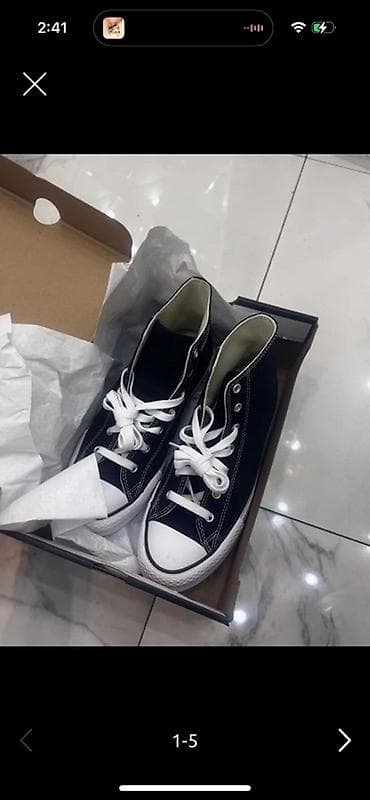 converse all star: Original ve teze!Klassik qara 39razmer “Converse All Star” hi-top — 1