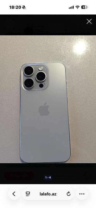 IPhone 15 Pro, 128 GB, Desert Titanium, Face ID